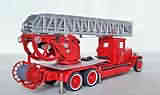 ZIS-6 three axle turntable ladder Metz